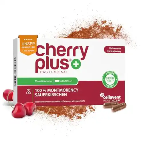 Cholesterinsenker Cherry Plus-Das Original Montmorency-Sauerkirsche