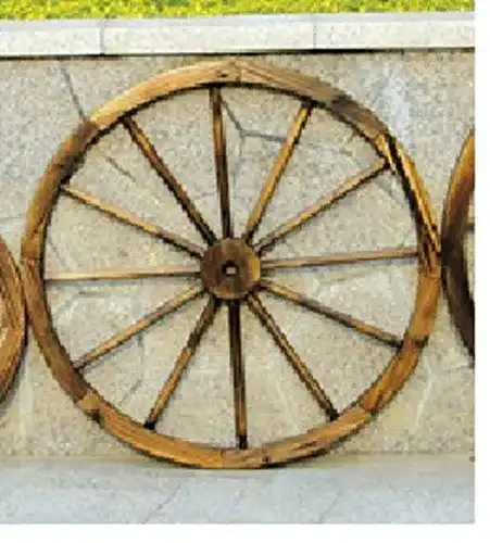 Wagenräder HTI-Line Wagenrad Sommerset Dekoration
