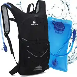 Trinkweste BBAIYULE ® Trinkrucksack mit Trinkblase 2L, BPA-Frei