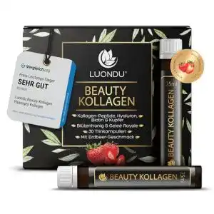 Hyaluron-Drink Luondu Beauty Kollagen Trinkampullen, 30 Stück