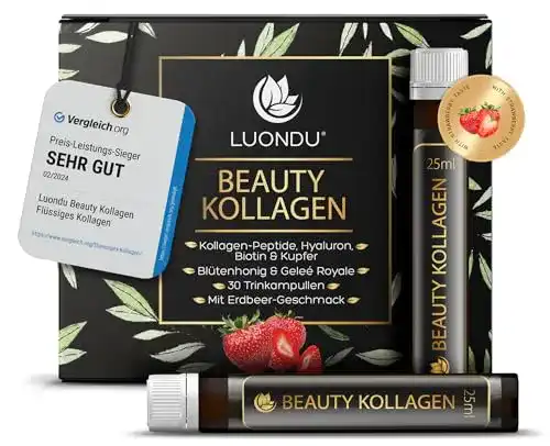 Kollagen-Trinkampullen Luondu Beauty Kollagen Trinkampullen