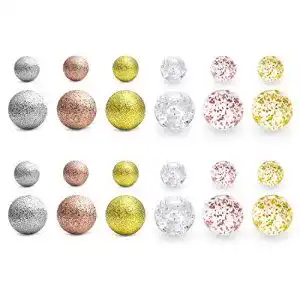 Piercing-Kugeln JFORYOU Piercing Kugel 14G 1,6mm Gewinde