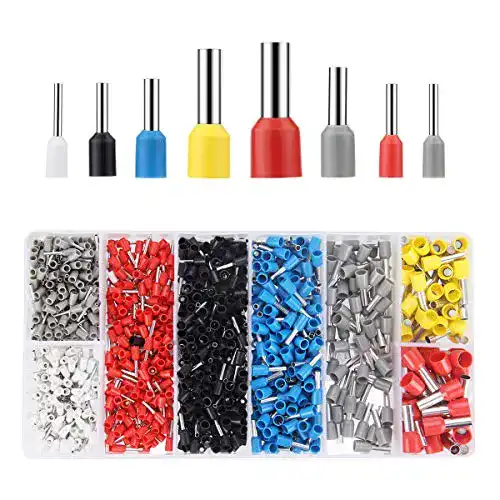 Die beste Aderendhülse Preciva 1200er Set Isolierhülsen 0,5-10 mm² 2026 Test Bestseller Aderendhülse Preciva 1200er Set Isolierhülsen 0,5-10 mm²