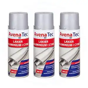 Zinkspray Avena Tec 3 x Aluminium Alu-Zink-Spray 400 ml Silber