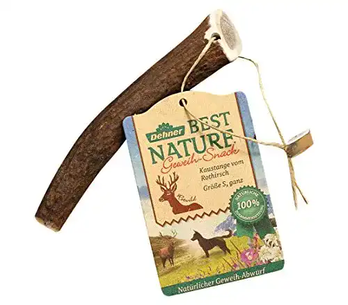 Kauspielzeug Hund Dehner Best Nature, Geweih vom Rothirsch
