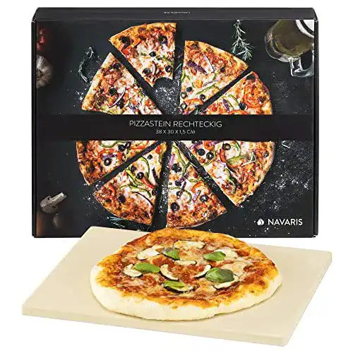 Die beste Pizzastein (rechteckig) Navaris Pizzastein XL aus Cordierit 2026 Test Bestseller Pizzastein (rechteckig) Navaris Pizzastein XL aus Cordierit