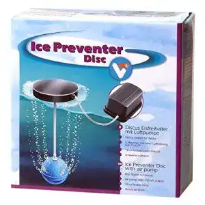 Eisfreihalter velda Diskus mit Luftpumpe