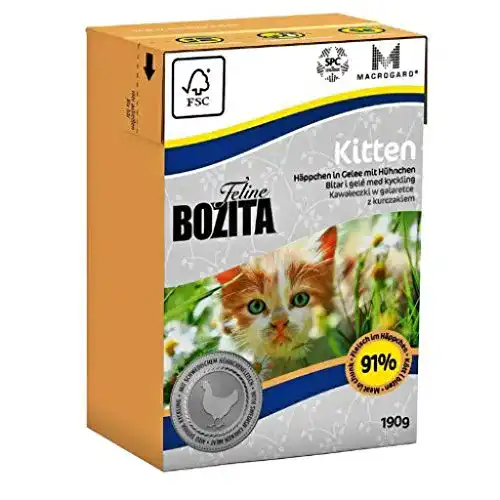 Bozita-Katzenfutter Bozita Häppchen in Gelee Nassfutter Kitten