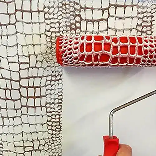 Strukturwalze GeKLok 17,8 cm Farbroller 3D-Prägung Haushalt DIY