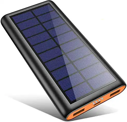 Solar-Powerbank HETP Solar Powerbank 26800mAh, Orange