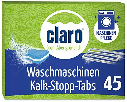 Anti-Kalk-Tabs Waschmaschine CLARO Kalk-Stopp Tabs 45 Stück