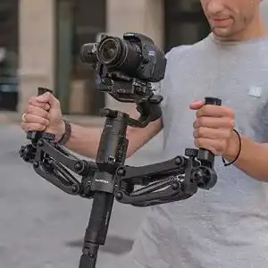 Gimbal (DSLR) Wolffilms Gimbal Federarm 4-Achs für alle Handy