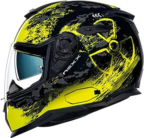 Nexx-Helm NEXX SX.100 Toxic Helm Schwarz/Gelb S (55/56)