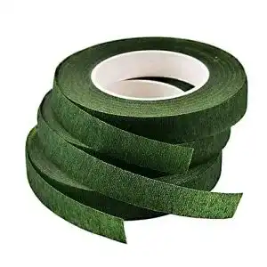 Floristenkrepp QincLing 3 Stück Flora Kreppband, Grün