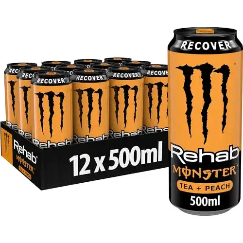 Monster-Energy-Drink Monster Energy Rehab Peach, 12×500 ml