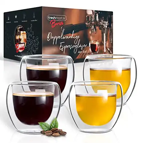 Espresso-Tassen freshmaster Fresh Master Espressotassen 4x80ml