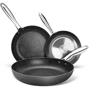 Pfanne mit Deckel MICHELANGELO Bratpfannen Set