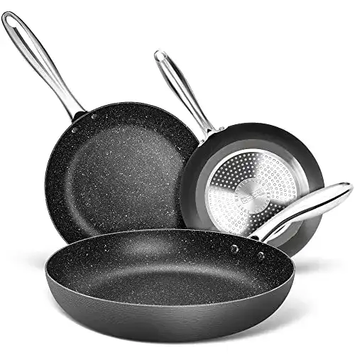 Pfanne mit Deckel MICHELANGELO Bratpfannen Set