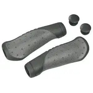 Fahrradgriffe ergotec Griff Ohio schwarz, 135/135mm, 61632001