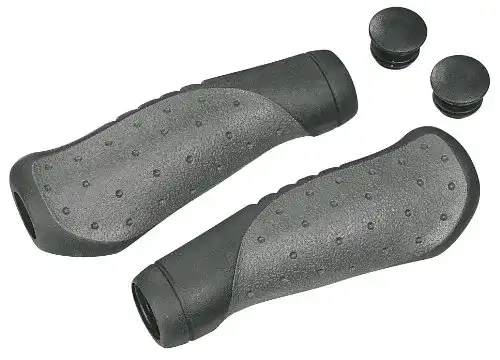 Fahrradgriffe ergotec Griff Ohio schwarz, 135/135mm, 61632001