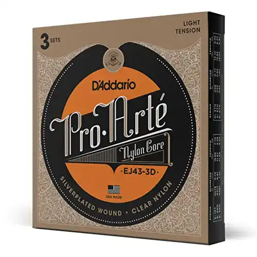 Gitarrensaiten Konzertgitarre D’Addario EJ43 Pro-Arte Nylonsaiten