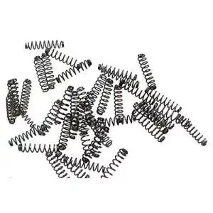 Druckfedern Nickel, Mini-Federn, 10 Stück, Edelstahl 1,6 x 7,5mm