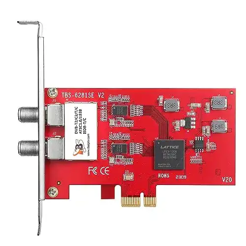 TV-Karte TBS 6281 SE DVB-T2/C Doppel-Tuner, PCIe Terrestrisch