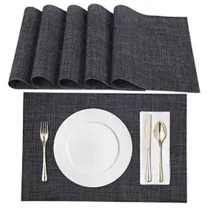 Tischsets Eono Amazon Brand Satz von 6 Platzsets, PVC