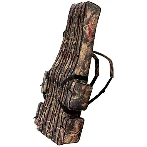 Rutentasche ARAPAIMA FISHING EQUIPMENT ® ‘Rise’ 4-Fach | Allround Angeltasche mit 4 Innenfächern | Fishing Angel Rucksack