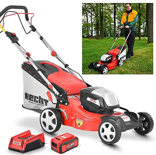 Akku-Rasenmäher mit Radantrieb Hecht 4-IN-1 40V Li-Ion Akku
