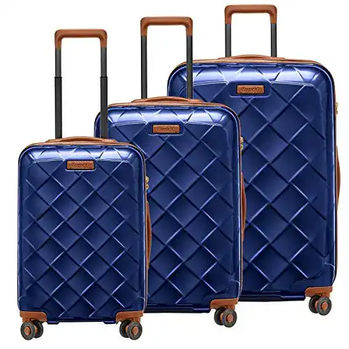 Kofferset 3-teilig Stratic Leather & More Koffer-Set 3-teilig