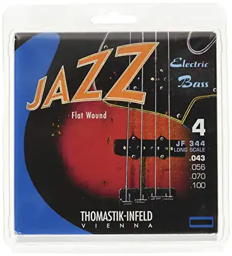 Bass-Saiten Thomastik 682715 Saiten für E-Bass Jazz Bass Flat Wound