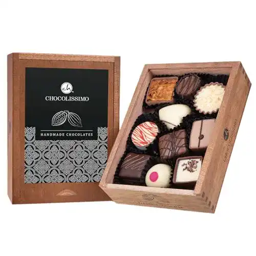Pralinen CHOCOLISSIMO Elegance – ohne Alkohol – 10 Luxus