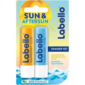 Labello NIVEA Sun & Aftersun Lippenpflegeset 2 x 5,5 ml