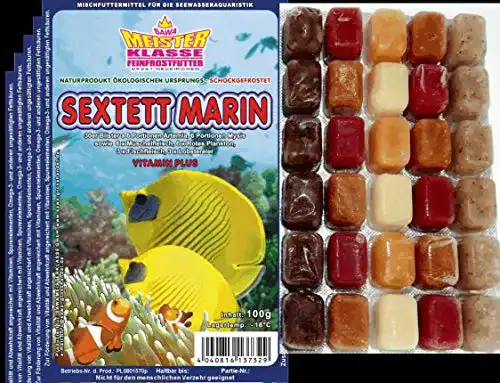 Die beste Frostfutter SAHAWA 150 Portionen 5X 100g Sextett Marin 2026 Test Bestseller Frostfutter SAHAWA 150 Portionen 5X 100g Sextett Marin