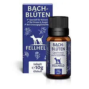 Beruhigungsmittel für Katzen FELLHELD Bachblüten für Katzen