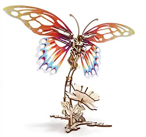 Ugears UGEARS Schmetterling 3D Holzpuzzle Erwachsene