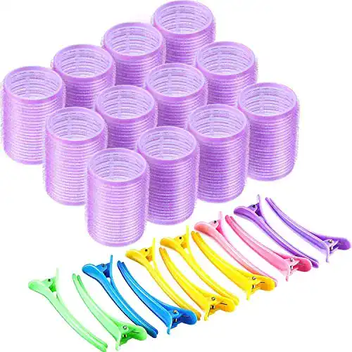 Lockenwickler Blulu 44 mm Selbstgriff Set 12 Count Groß