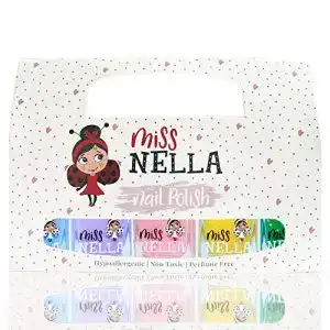 Peel-off-Nagellack MISS NELLA SPRING IT ON Nagellack 5er Set