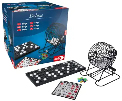 Bingo-Spiel Noris NOR08011 606108011 Deluxe Bingo