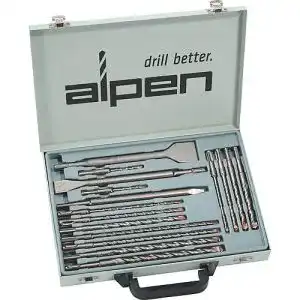 SDS-Plus-Bohrer Alpen SDS-plus KIT Set 16, 16pcs, drills, chisel