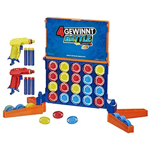 Vier gewinnt Hasbro 4 gewinnt Battle Spiel, powered by Nerf