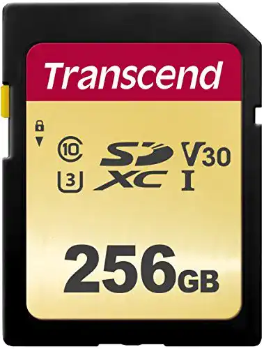 SDXC (256GB) Transcend 256GB SDXC/SDHC 500S Speicherkarte