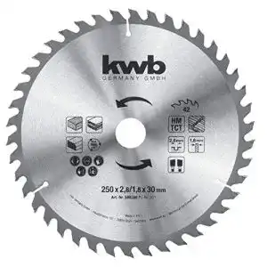 Kreissägeblatt 250×30 kwb 589359 Baukreissägeblatt, Z-42 Zähne