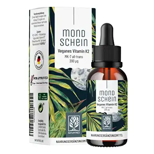 K2-Tropfen NATURTREU ® Tropfen hochdosiert & Vegan MK7