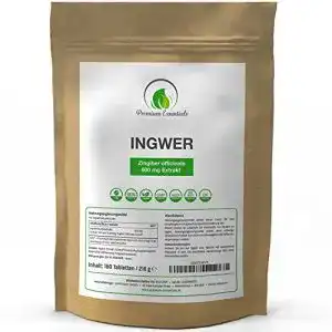 Ingwer-Kapseln Premium Essentials Ingwer Kapseln, 90 Kapseln