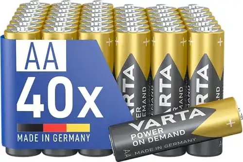 Batterie Varta Power on Demand AA Mignon, 40er Pack
