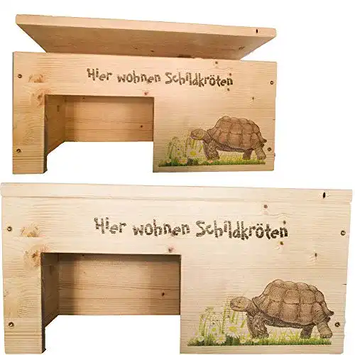 Schildkrötenhaus Nagerstore M Terrarium Schutzhaus mit Motiven