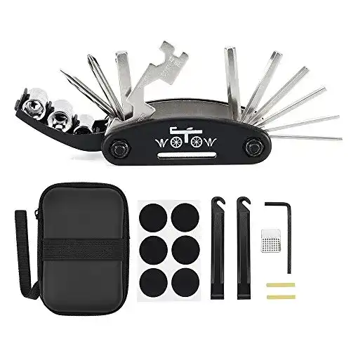 Fahrrad-Reparaturset WOTOW 16-in-1-Multifunktions-Reparatursatz
