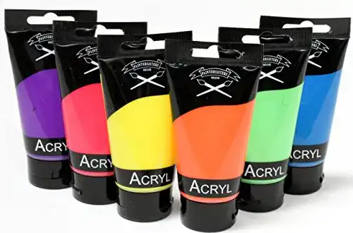 Neonfarben Paintersisters NEON Farbset FLUO mit 6 x 75 ml